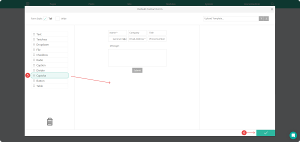 Successful form submission after passing reCAPTCHA