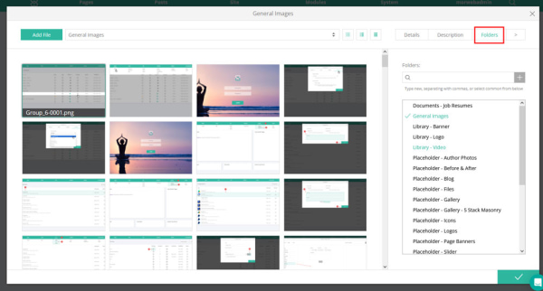 folders tab