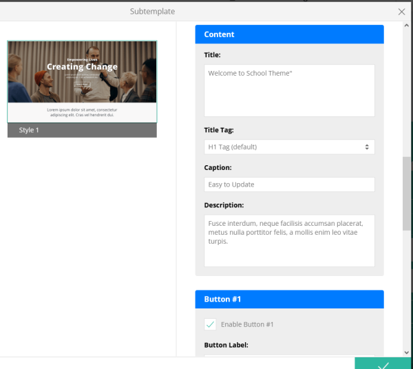 video banner content